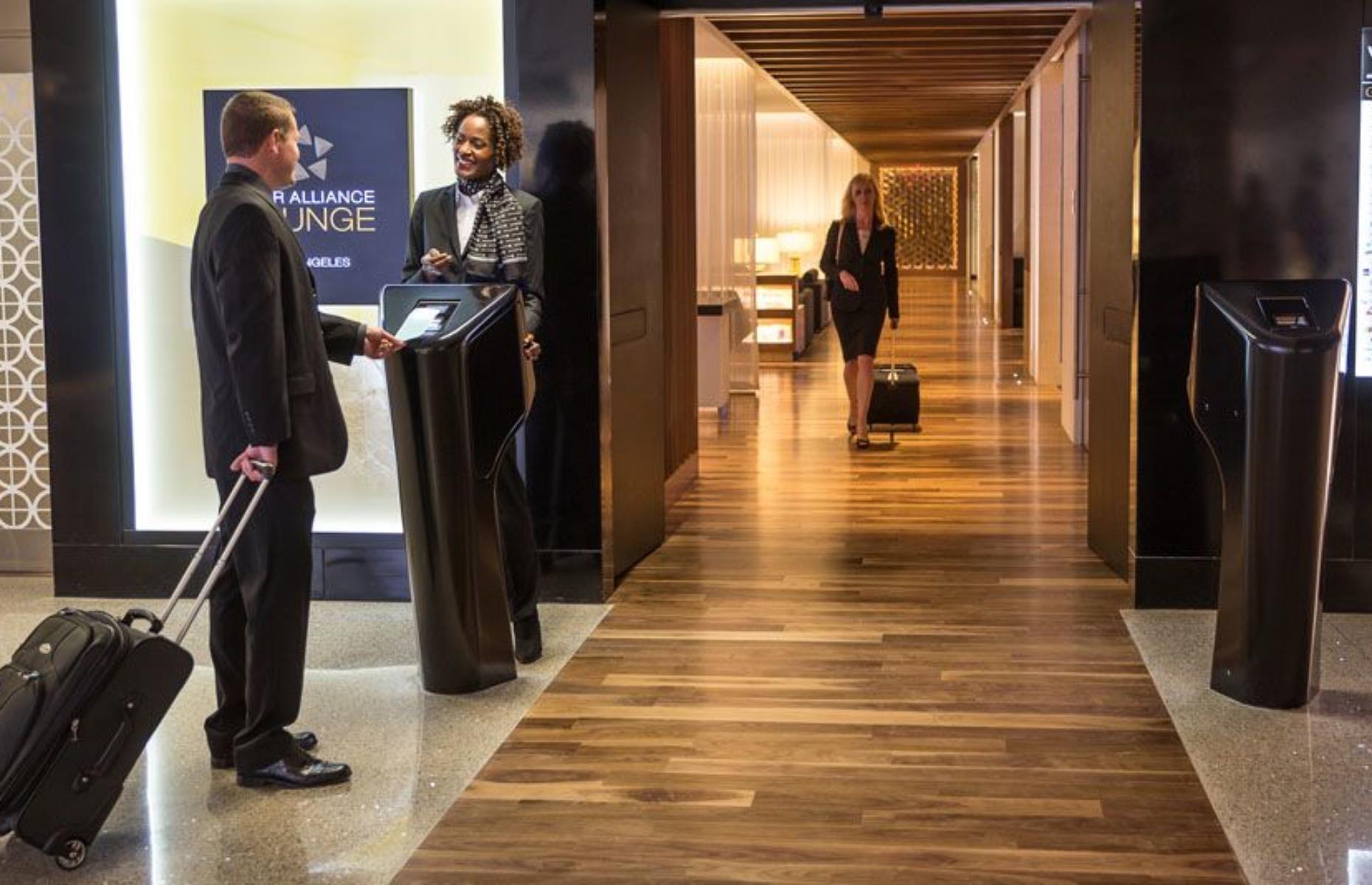 Star Alliance Business Class Lounge, Los Angeles International Airport, California, USA
